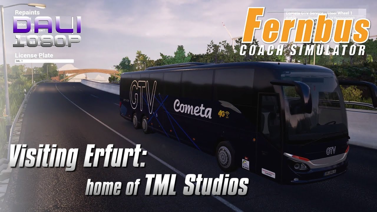 Fernbus Simulator - Visiting Erfurt: home of TML Studios - Cometa GTV Repaint