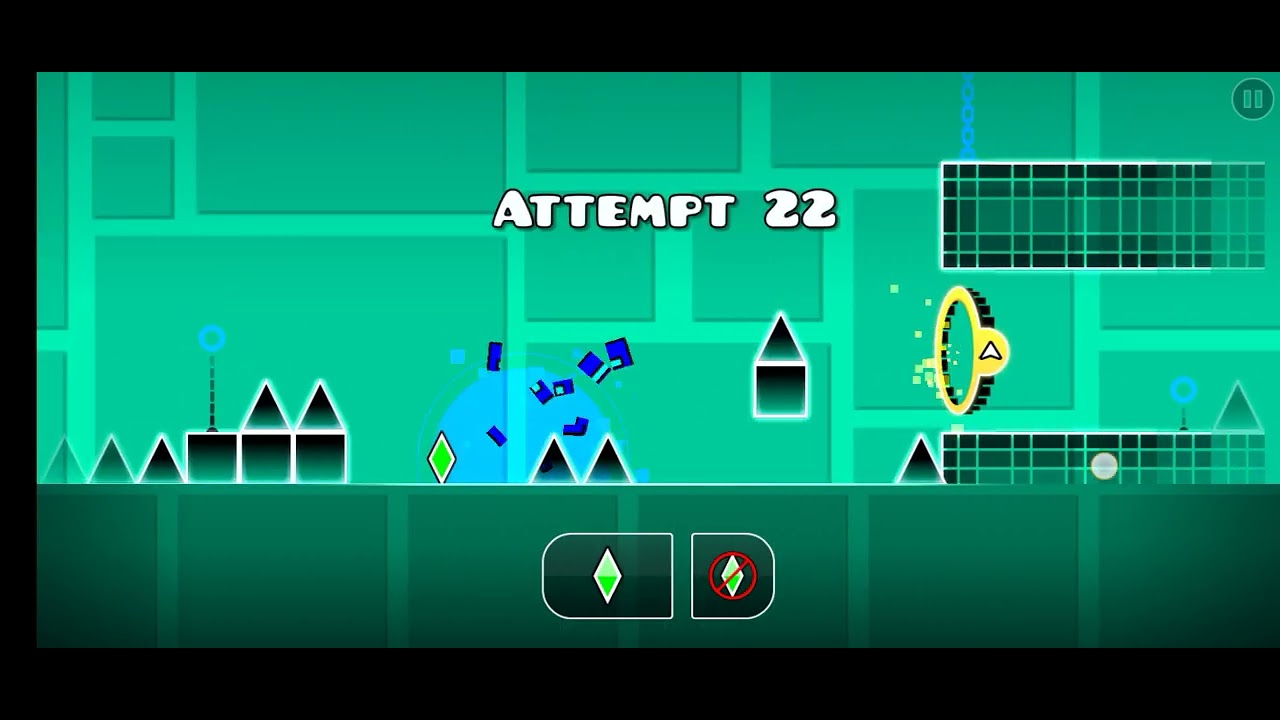  I Play geometry dash 💀 part 6#gaming 