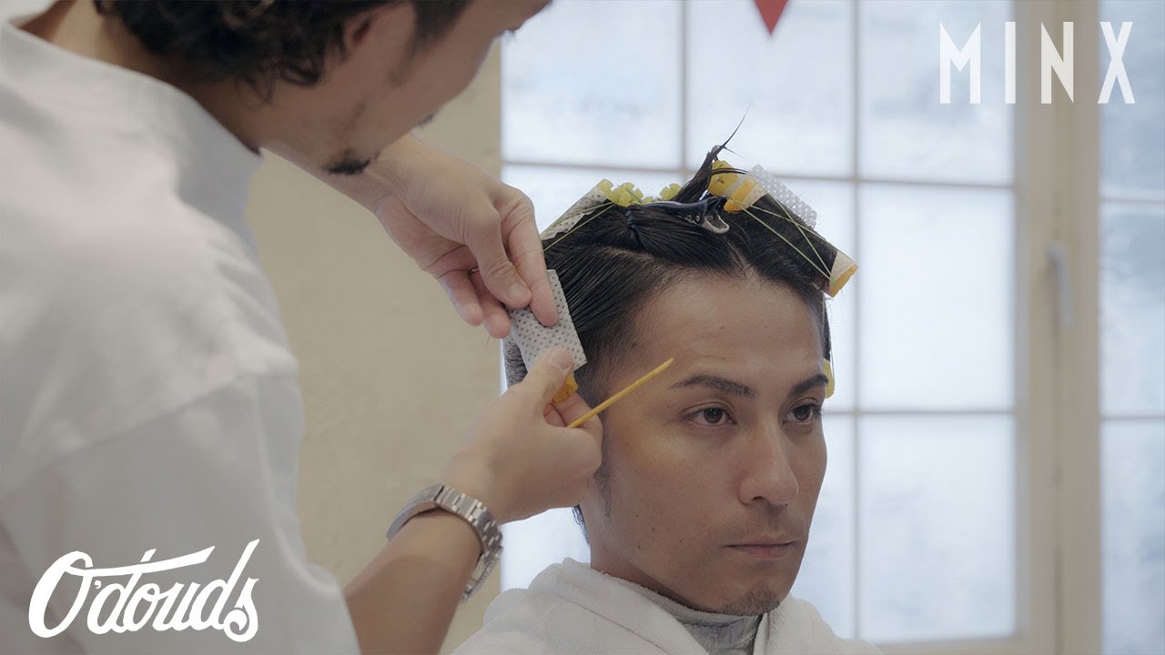 【Japanese Hair Salon】【メンズ髪型 パーマ】美容室が作るバーバースタイル ツーブロックでアレンジヘアセット VOL.2- MINX 青山店 - #東京 #表参道 #美容室