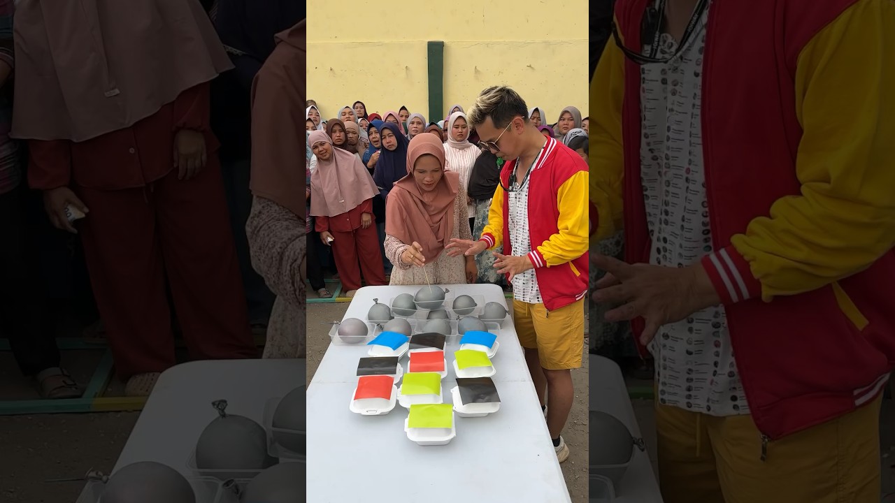 TEBAK ISINYA PAKE AIR APA?#challenge #seru #challengegames #fun #games #tantangan #groupgames #lomba