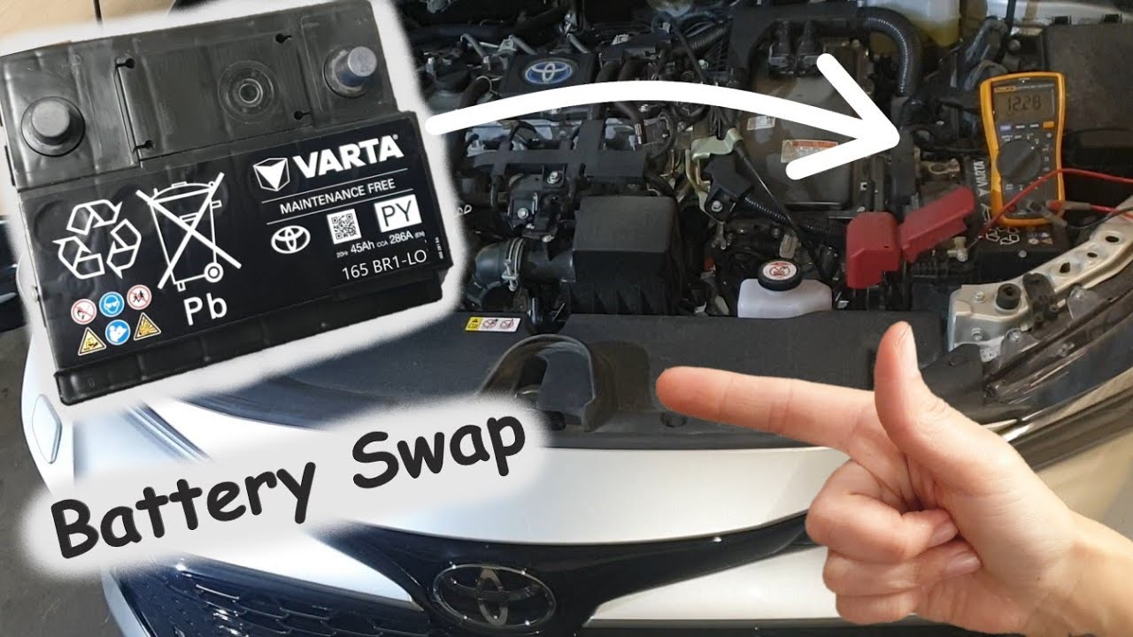 Замена аккумулятора Toyota Corolla Hybrid 12 В — Swap