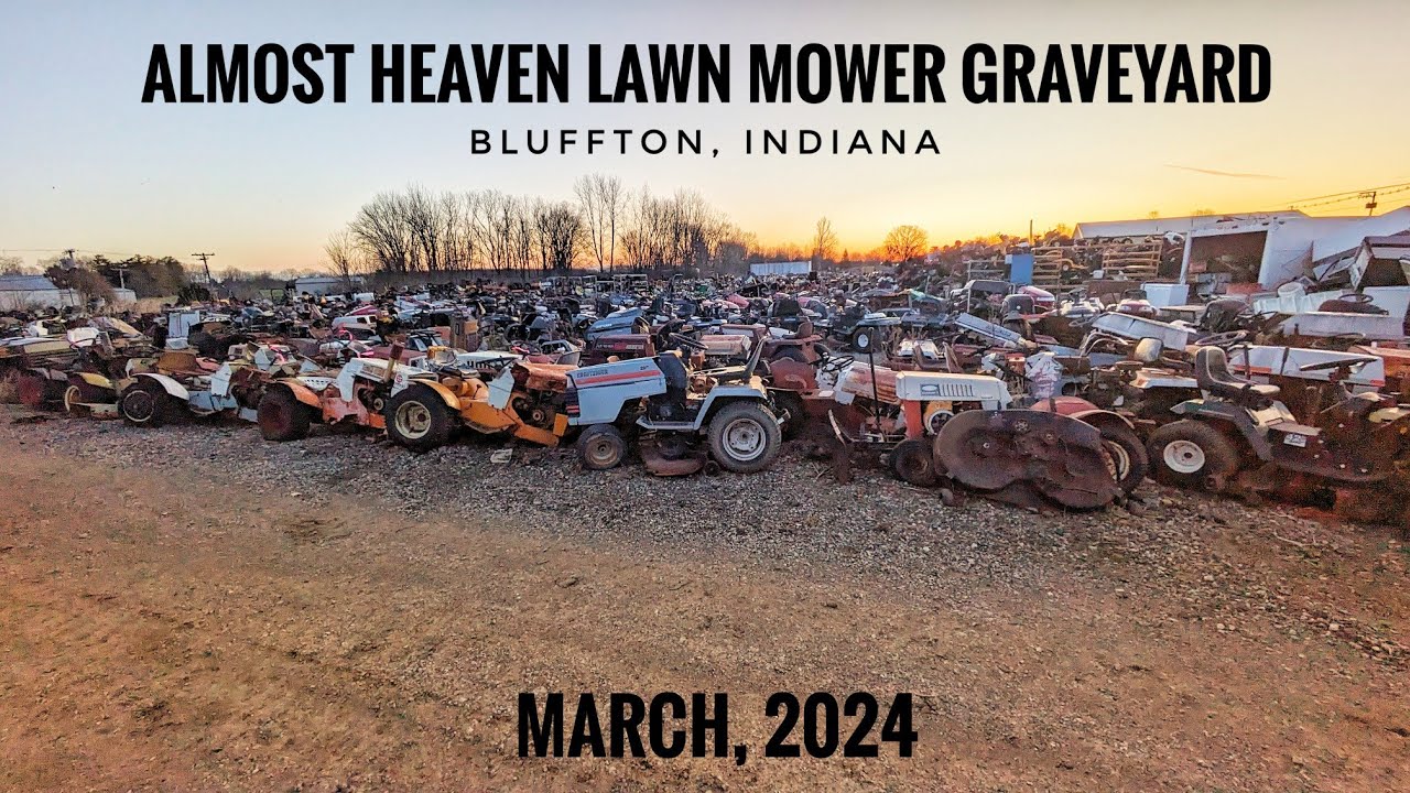 Tour of Almost Heaven Lawn Mower Graveyard 2024