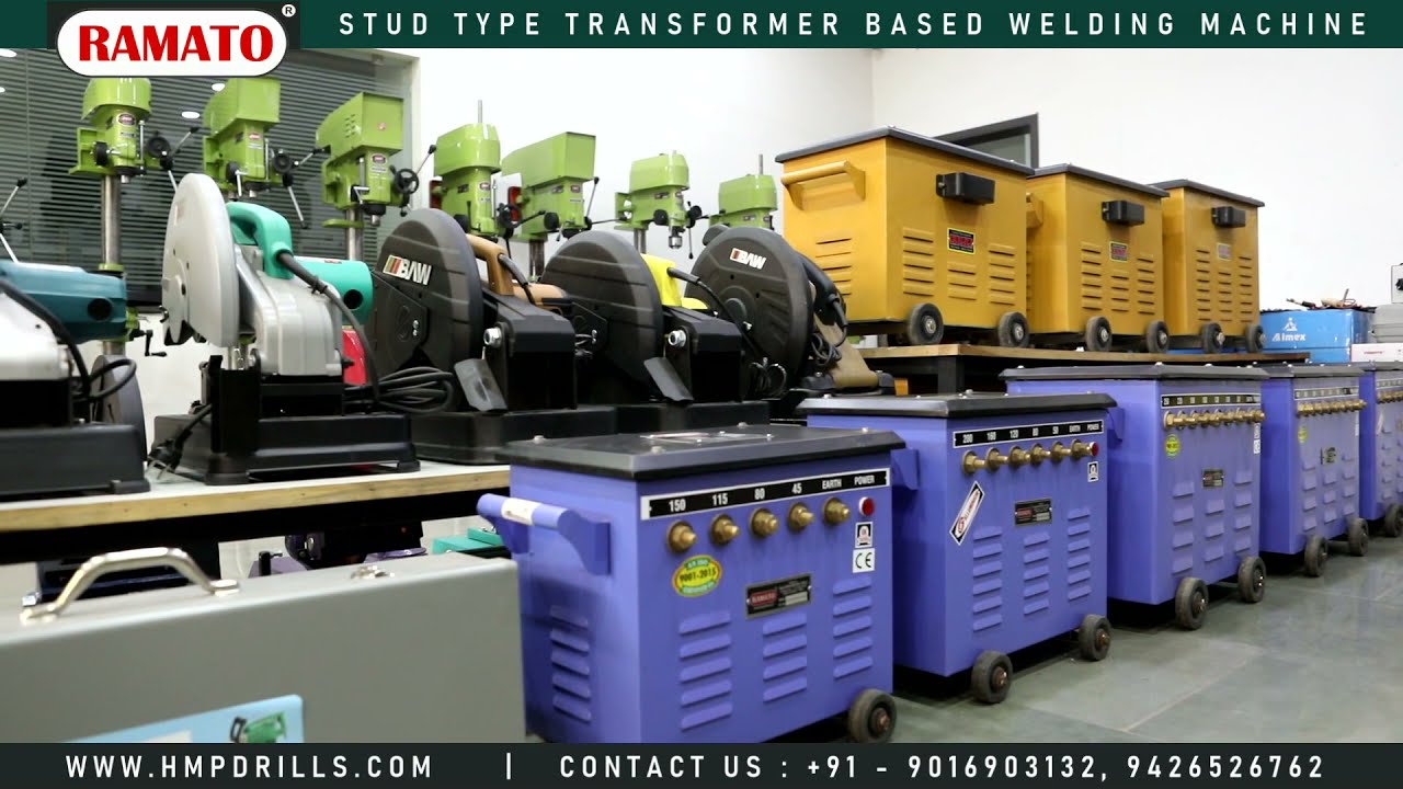 Stud Type Transformer Based Air Cooled and Oil Cooled Arc Welding Machines | Manufacturers | Dealers