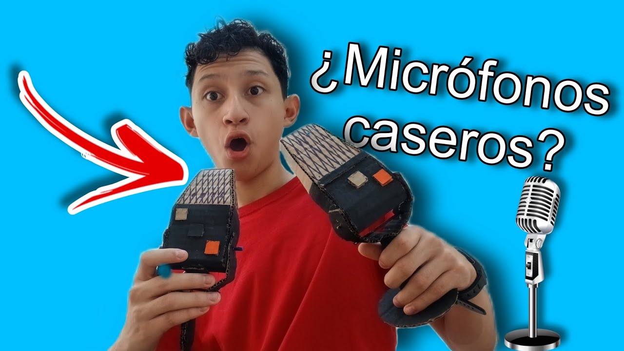 Como hacer Micrófono de cartón 🎤 🎙