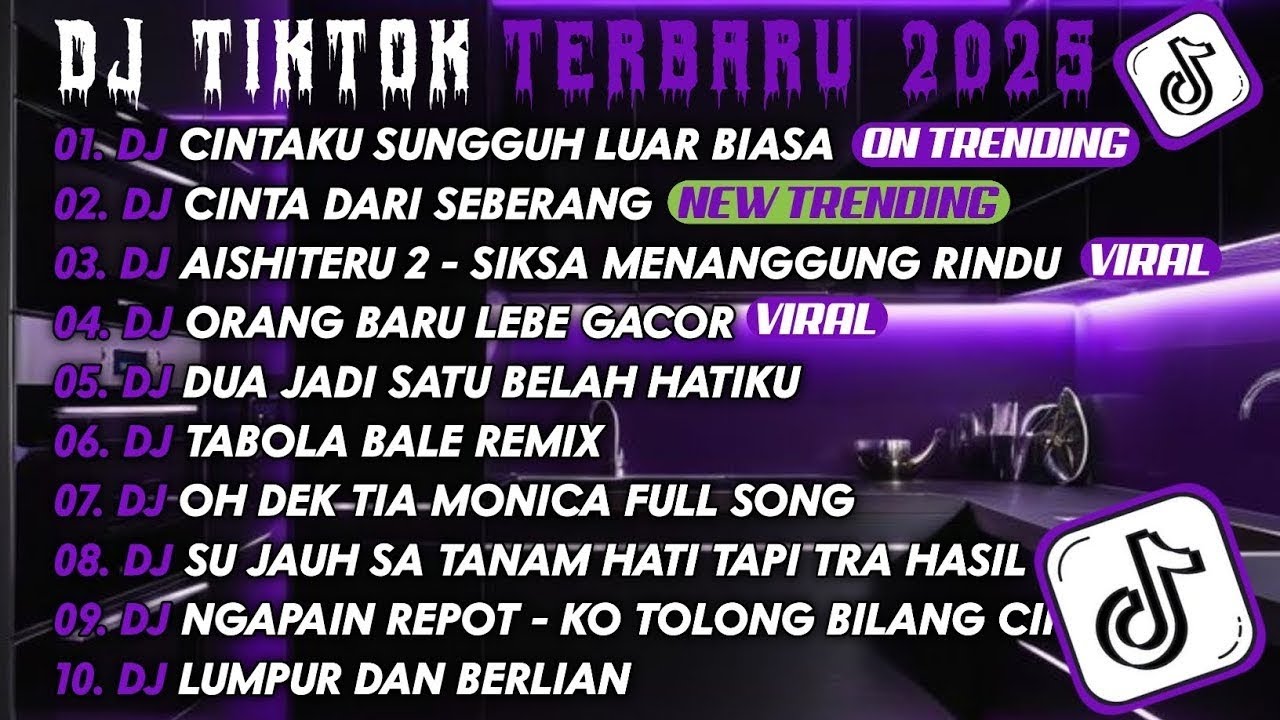 DJ TIKTOK TERBARU 2025 | DJ CINTAKU SUNGGUH LUAR BIASA 🎵DJ CINTA DARI SEBERANG🎵