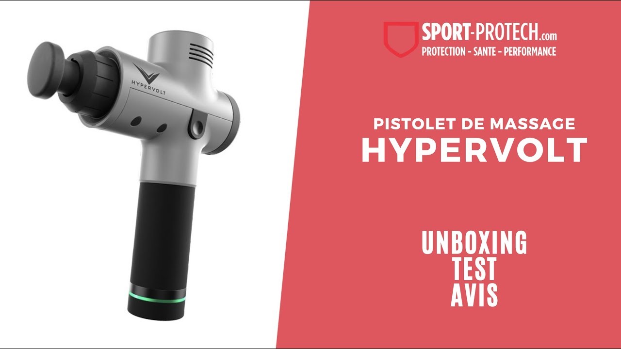 UNBOXING + TEST + AVIS SUR LE PISTOLET D'AUTOMASSAGE HYPERVOLT
