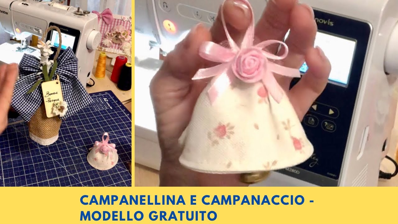 97 💝 LA CAMPANELLINA E IL CAMPANACCIO -CARTAMODELLO GRATUITO- 🕊️🔔🌺