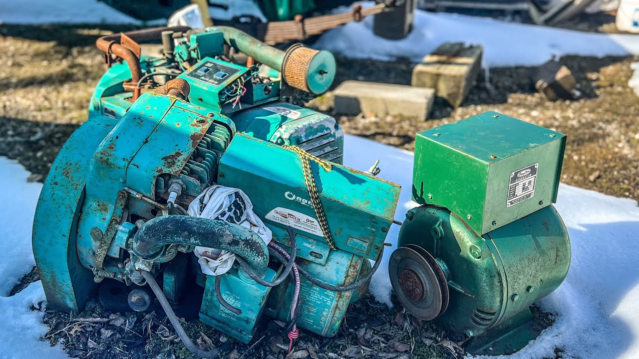 TWO abandoned ONAN RV generators | WILL they START??