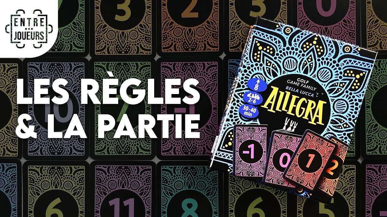 Allegra le jeu qui n'est ni Skyjo ni Papageno | Règles et parties commentées | Entre Joueurs