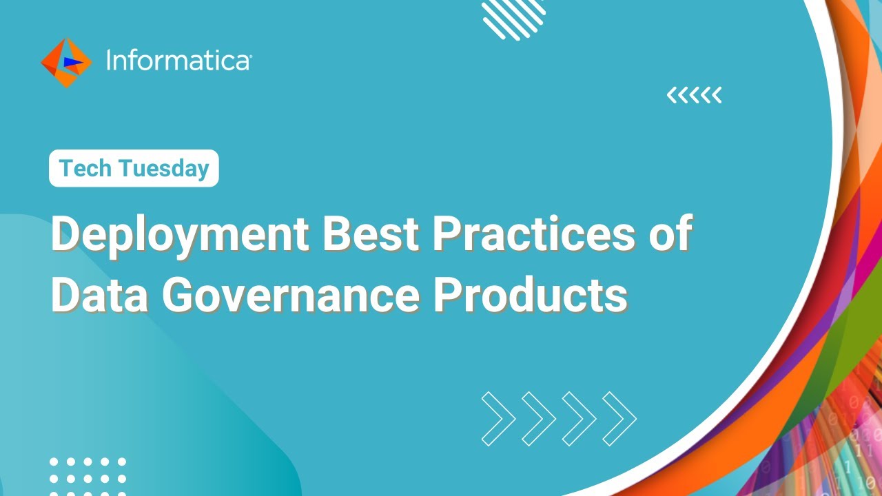 Deployment Best Practices of Data Governance Products – Axon, EDC, IDQ, DPM