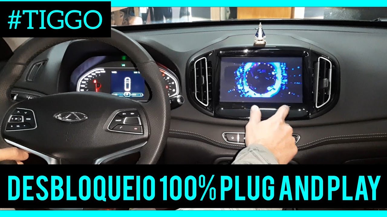 TIGGO 7, DESBLOQUEIO DA MULTIMIDIA, TV FULL HD E ESPELHAMENTO DE CELULAR SEM FIO