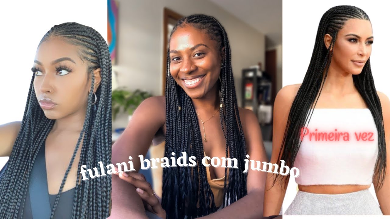 🔥Fulani braids com Jumbo | fulani braids da KIM✅