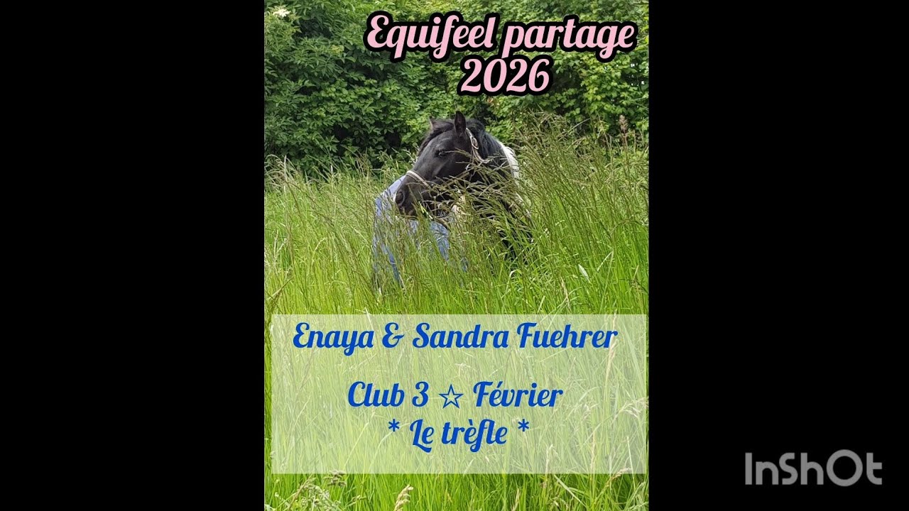 Equifeel partage 2026 ☆ Enaya & Sandra Fuehrer ☆ Club 3 ☆ Février * Le trèfle *