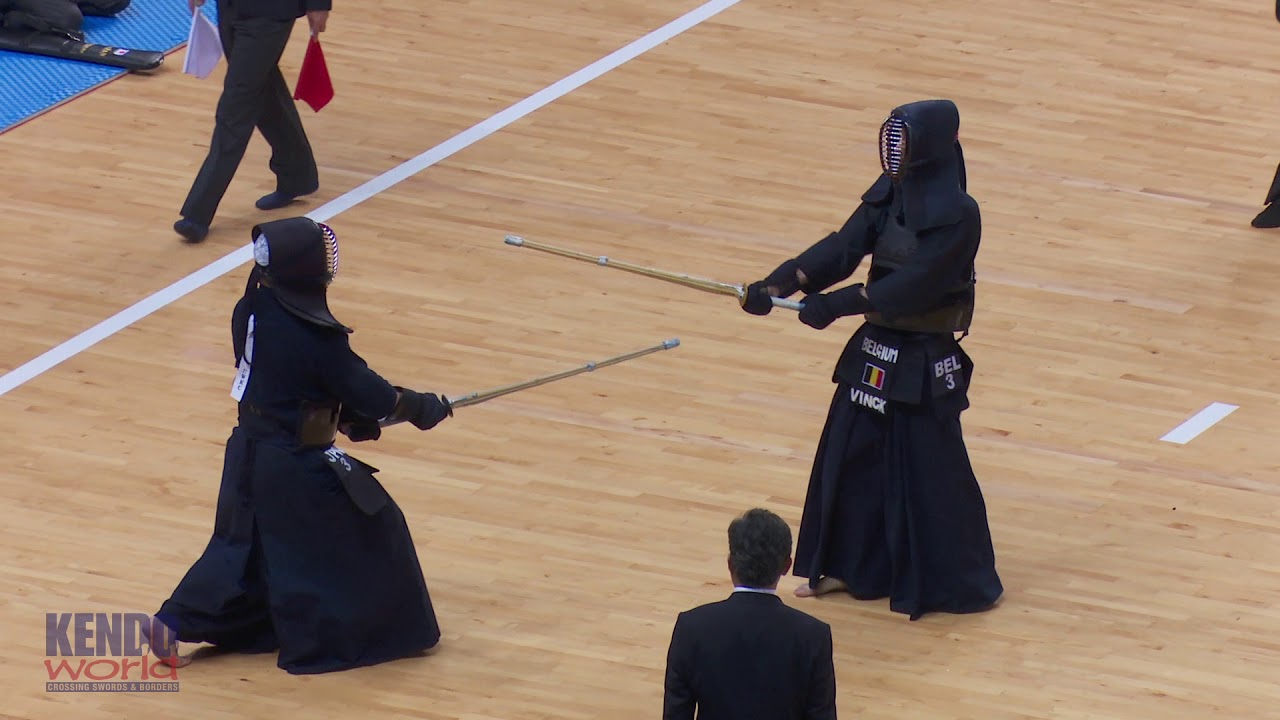 #44 Men's Ind. Prelim: NISHIMURA (Japan) vs. C. VINCK (Belgium) - 17th World Kendo Championships