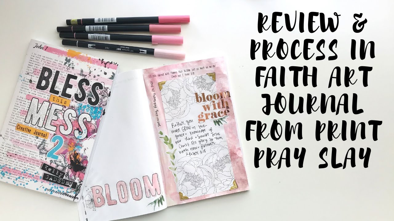 Review of Faith Art Journals from Print Pray Slay | Creative Faith & Co.