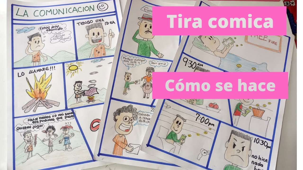 Cómo hacer una TIRA COMICA tips y consejos para que la hagas muy fácil