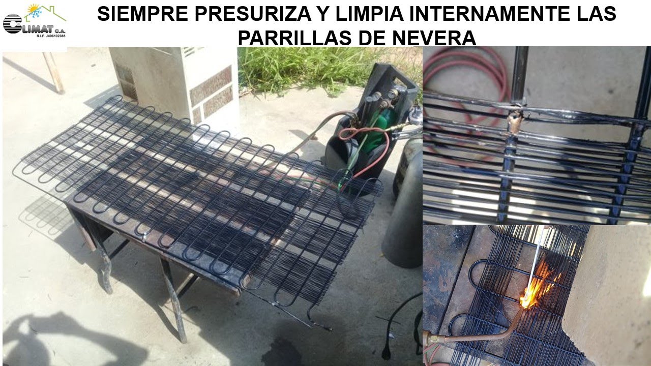 Parrilla condensadora para nevera con fuga, recien comprada. 