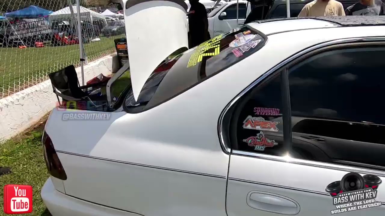 AUDIO APEX CAB 45 SHAKING DOORS ON THIS HONDA ACCORD AT SUNDOWN AUDIO SHOW 2022