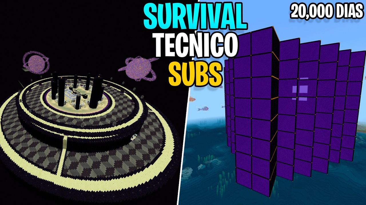 Este Es El Mejor Survival Tecnico de Minecraft Bedrock 100% Legal