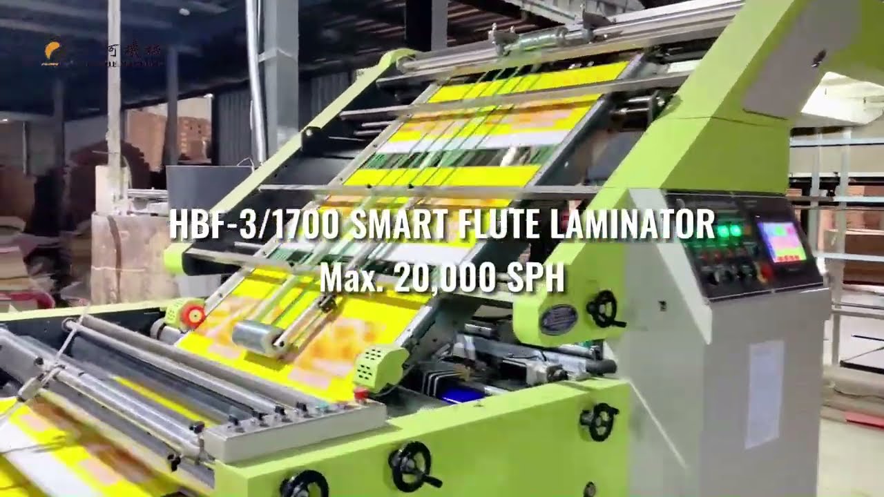 HBF-3/1700 Smart Laminator Machine with stacker