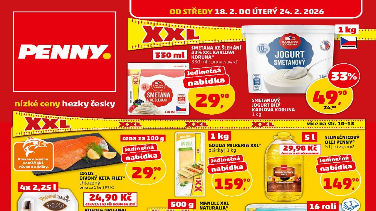PENNY LETÁK OD 18.2.2026! 🛒 TOTÁLNÍ VÝPRODEJ & MEGA SLEVY! 🔥 Tohle musíte vidět!