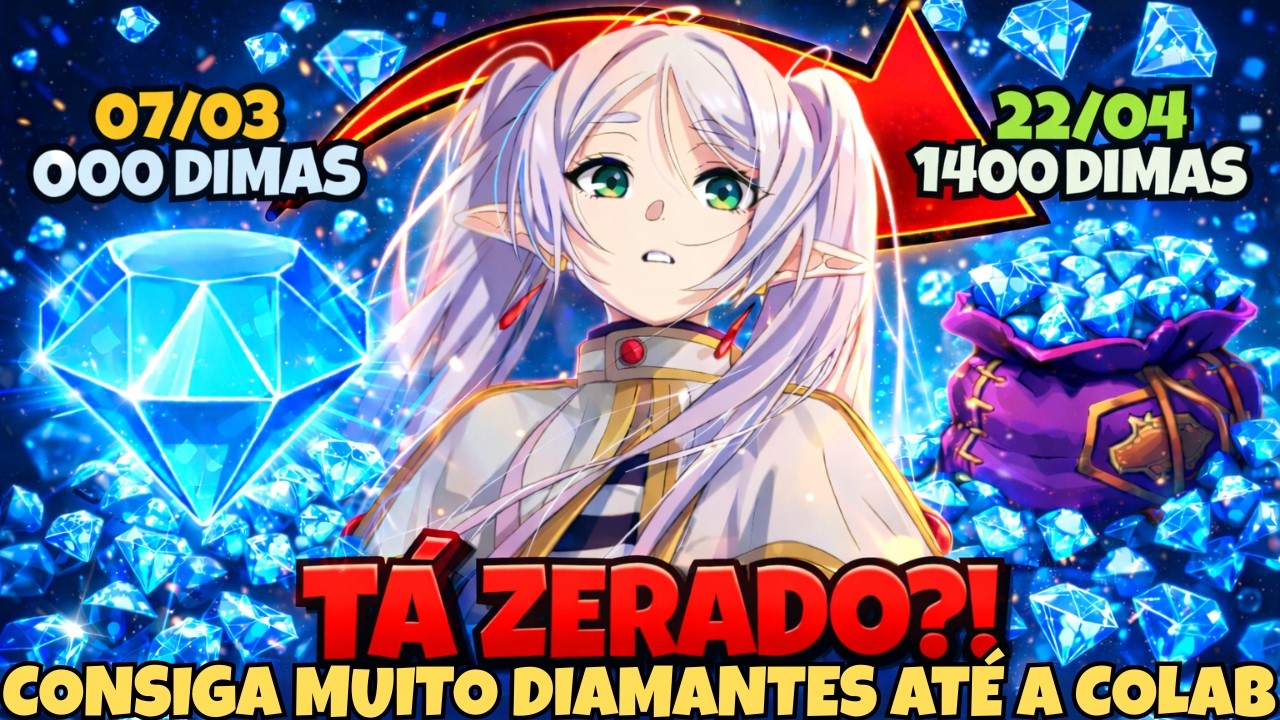 TA ZERADO?! CONSIGA DE 1400 A 2000 DIMAS ATE A COLAB | 7DS | The Seven Deadly Sins Grand Cross