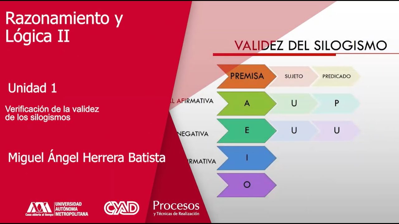 6 Verificación de la validez de los silogismos