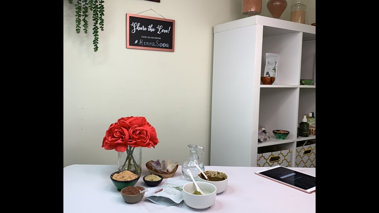 The richest red hair dye using Red Raj henna