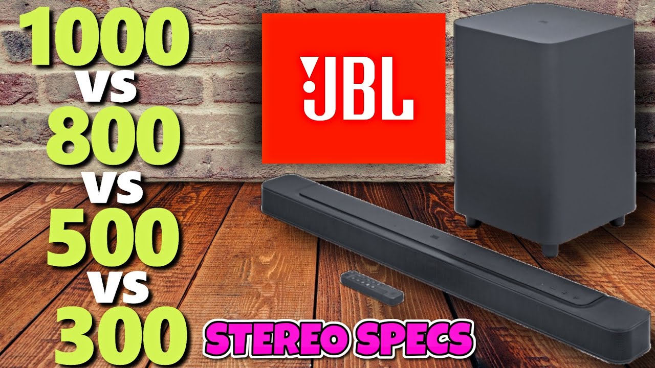 😱JBL BAR 1000❌JBL BAR 800❌JBL BAR 500❌JBL BAR 300 | New BAR SERIES COMPARISON😨