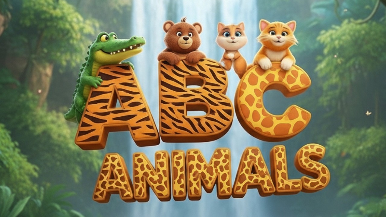 ABC Animal Fun | Learn A to Z Animal Names for Kids | Elephant ELI & Unicorn | ABC Spotlight