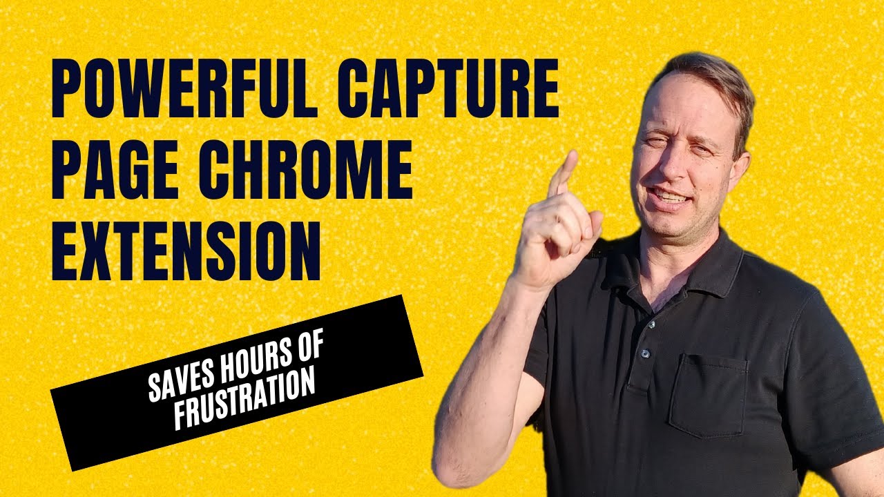 Powerful Capture Page Chrome Extension (Save A Ton Of Time!)