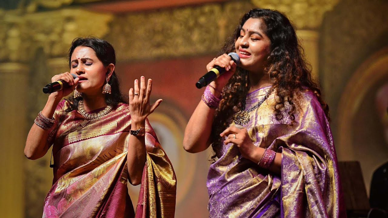 A divine lullaby by Sri Purandara dasaru on Lord Sri Krishna🙏 #ChilkundaSisters #SoulSisters #viral