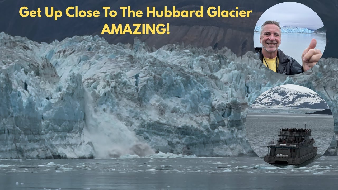 Watch Ice Fall Off The Hubbard Glacier! Glacier Exploration Excursion Up Close! @Rixtrips