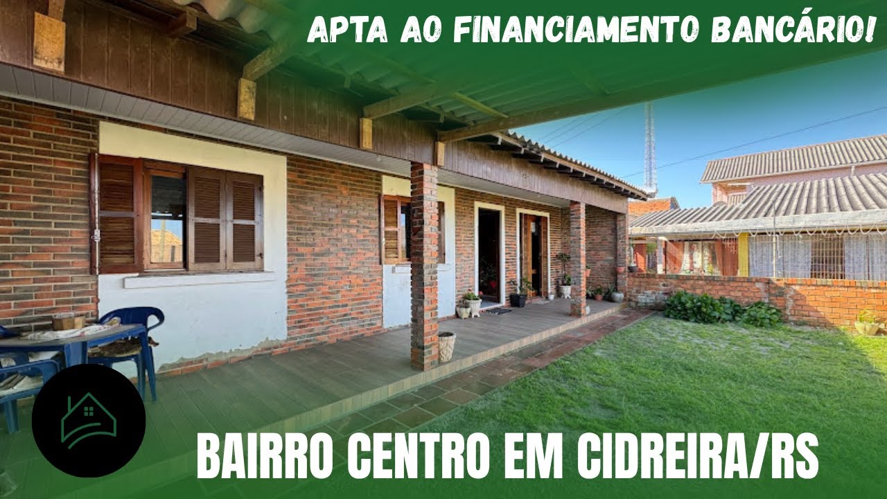 R$ 250.000,00 Casa com 3 Dormitórios, Semi Mobiliada, no Centro de Cidreira/RS
