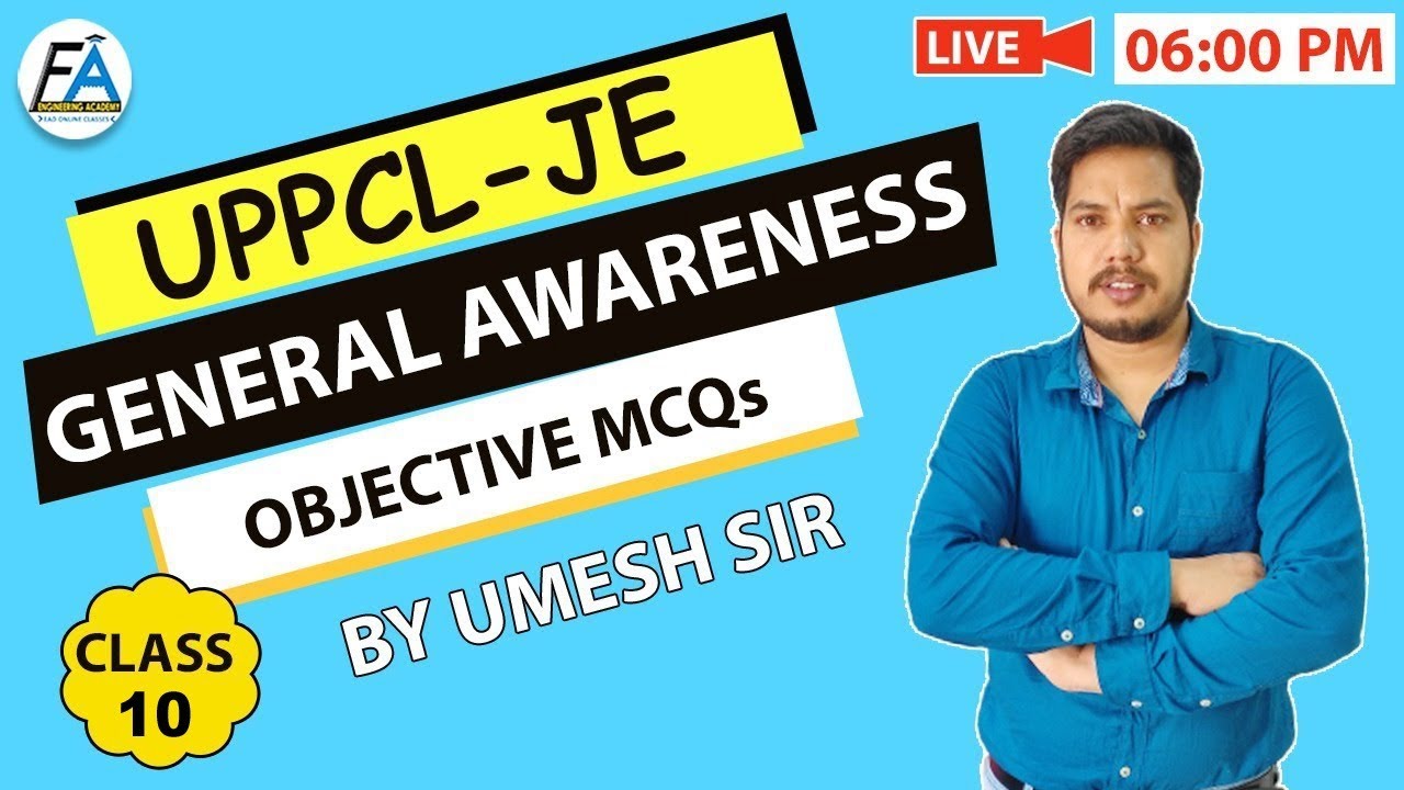#10 UPPCL-JE ELECTRICAL ENGG | GENERAL AWARENESS | PAPER ANALYSIS  | BY UMESH SIR