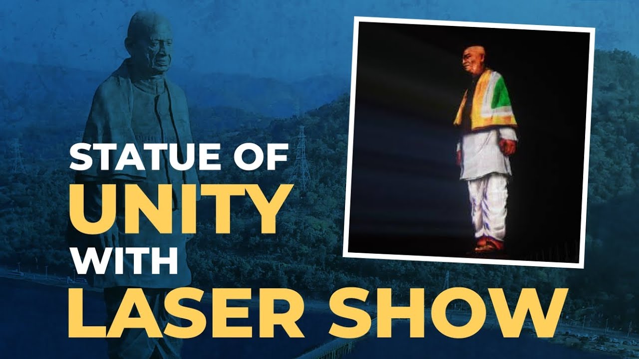 Statue of युनिटी | लेजर show | SOU | 2nd #statueofunity #sardarvallabhbhaipatel #gujrat