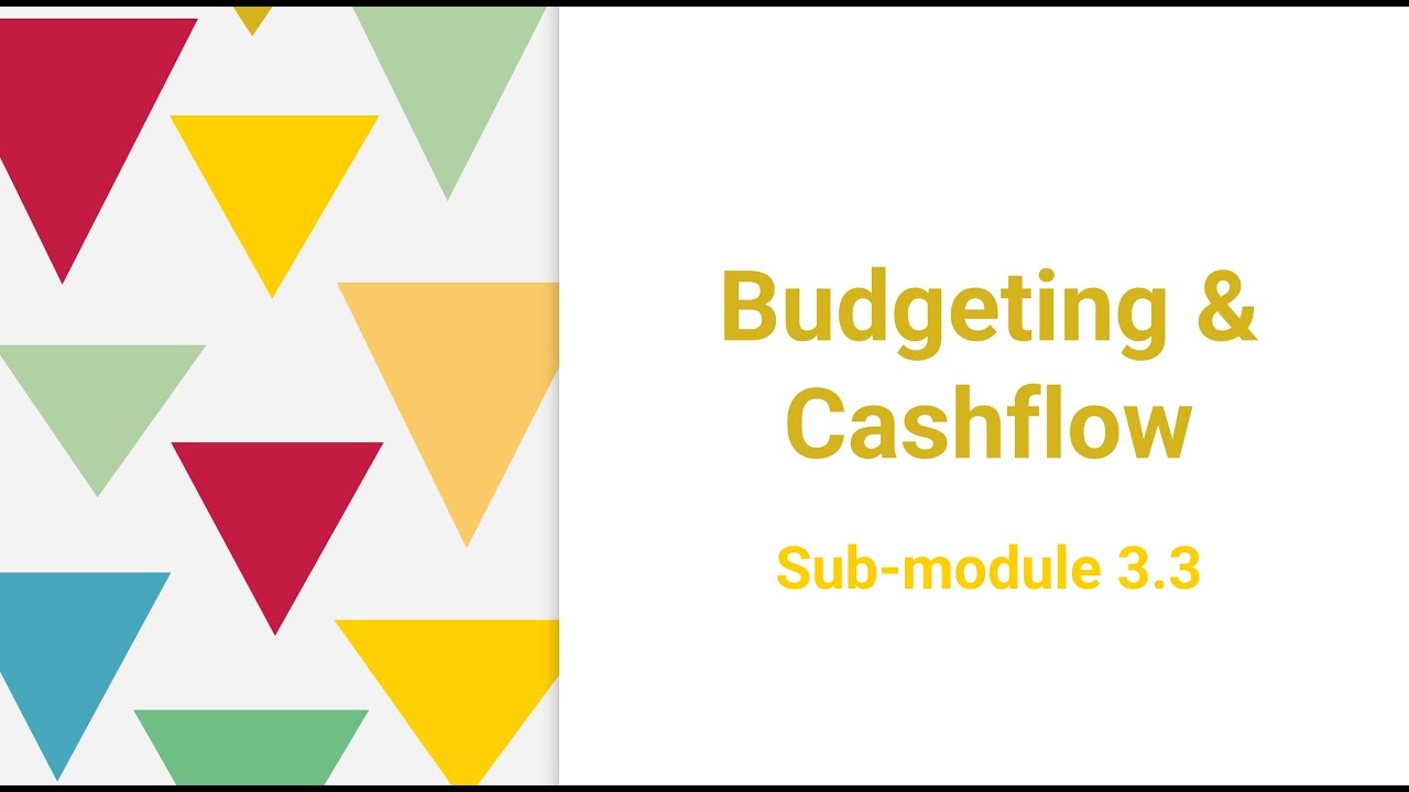 3.3.Budgeting and Cashflow