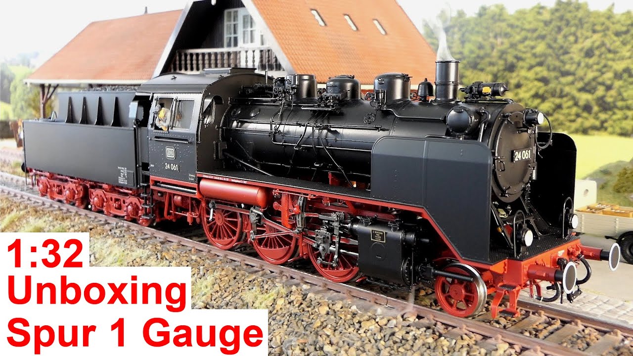 Unboxing Baureihe 24 Spur1 in 1:32 mit LeoSound von Kiss/BMB BeesModellBahn - Dampflok 24 061 Review