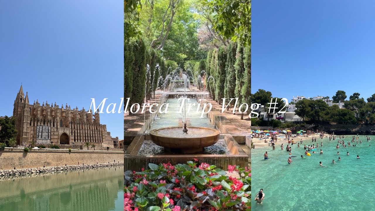 〈vlog〉スペインマヨルカ島の絶景ビーチ🏖️カーラ・ドールへ/Mallorca trip vlog
