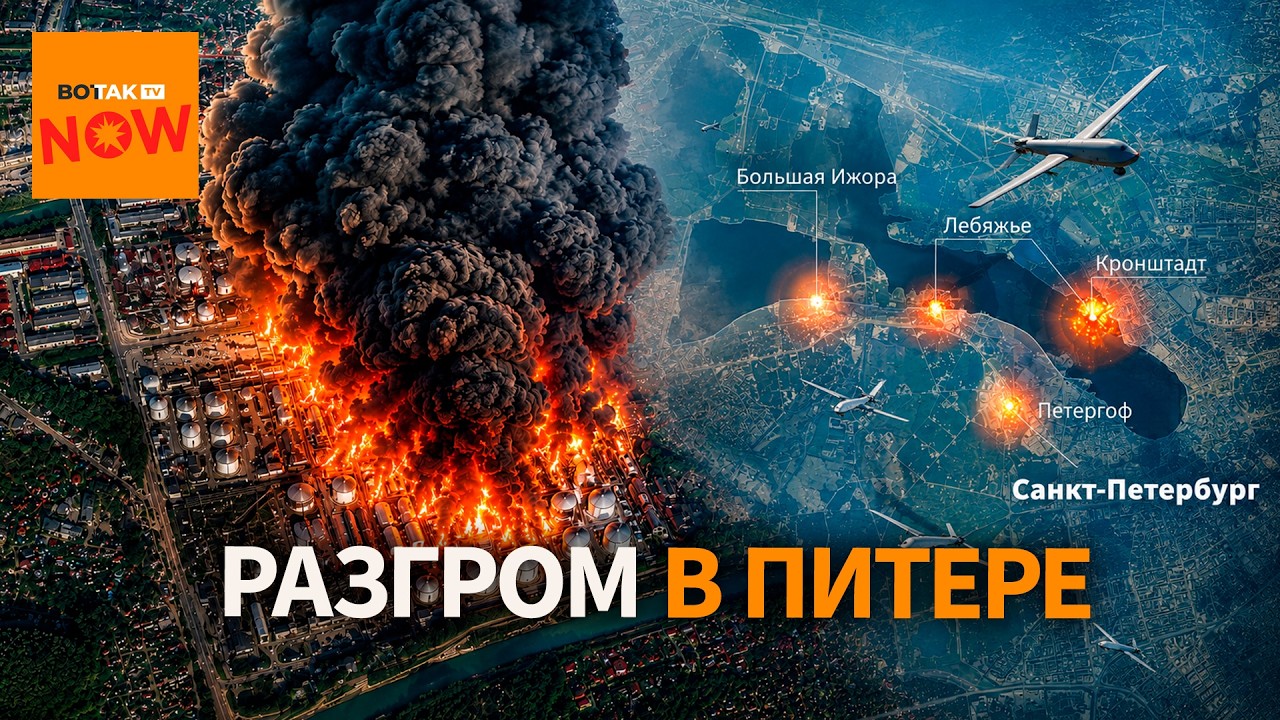 Беспилотники ВСУ разнесли Петербург и другие регионы