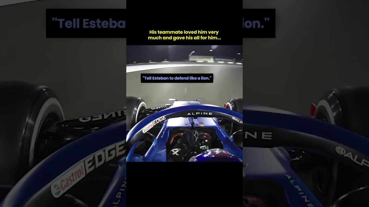 When Esteban Ocon played the team game for Fernando Alonso in F1