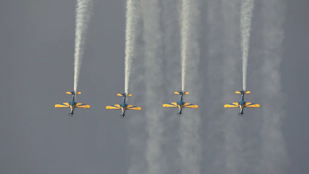 (SPOTTING SNPA) Apresentação da Esquadrilha da Fumaça em Pará de Minas -  MG - Super Tucano 14/03/26