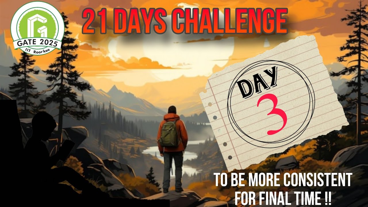 DAY - 3 final times of GATE #cse #motivation #gate #iit