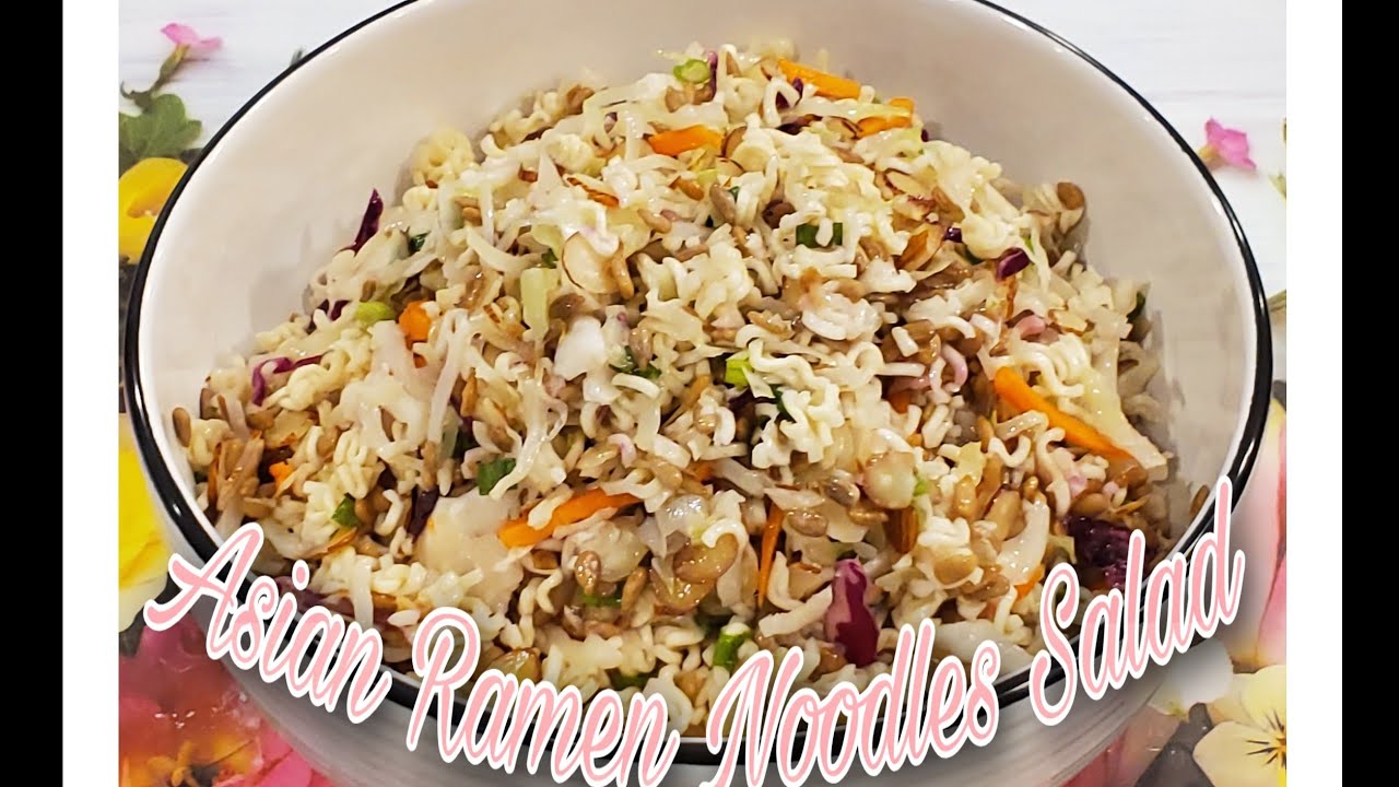Very Easy To Make Asian Ramen Noodles Salad