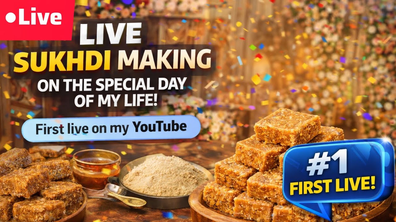 LIVE Sukhdi Making 🍯 | First Time Cooking Live on My Special Day 🎉