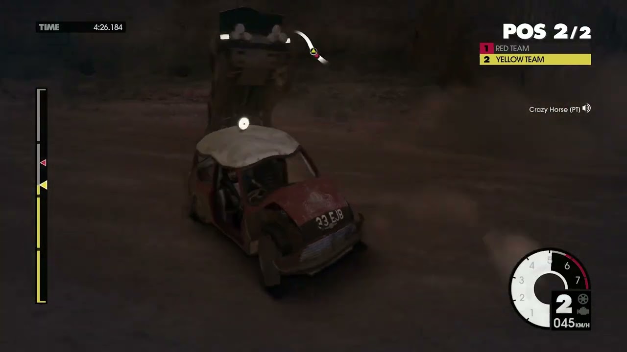 DiRT 3 Cat N Mouse 09.02.2026, 4vs4, balanced race with some drama near the finish