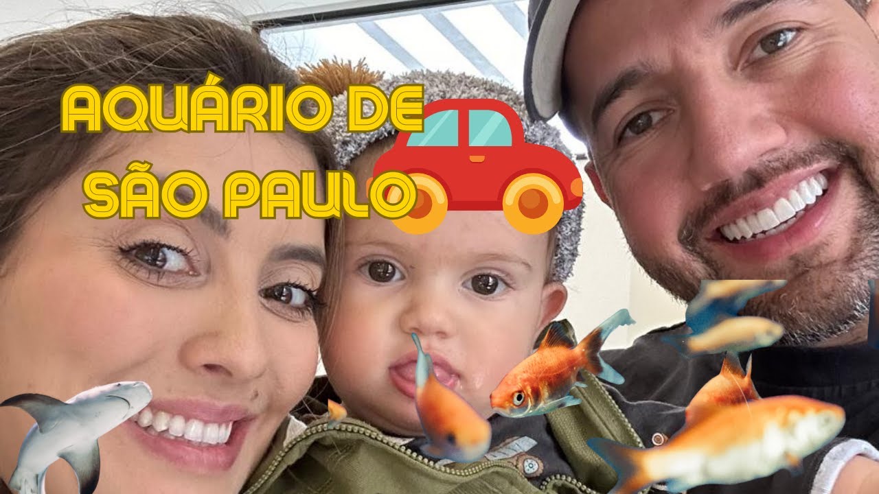 DOMINGO DE PASSEIO EM FAMILIA | CONHECENDO O AQUARIO DE SAO PAULO