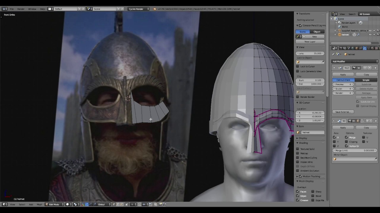 Modelling Rohan Royal Guard - Part 1