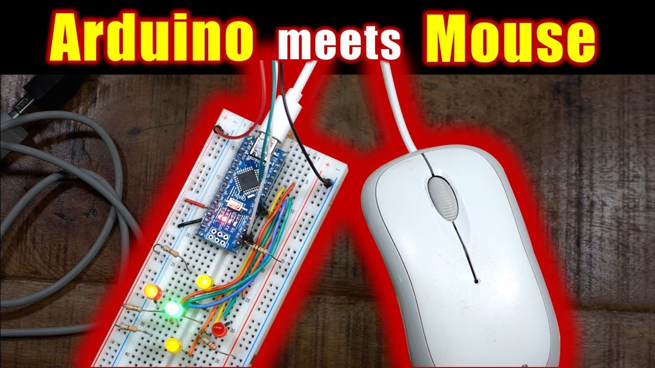 Как подключить мышь к Arduino?