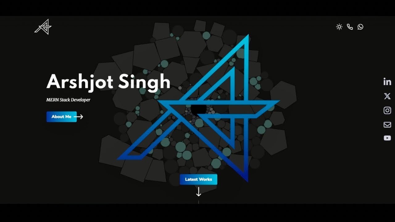 Animated Landing Page Website with source code| HTML CSS JavaScript | Arshjot IT Solutions